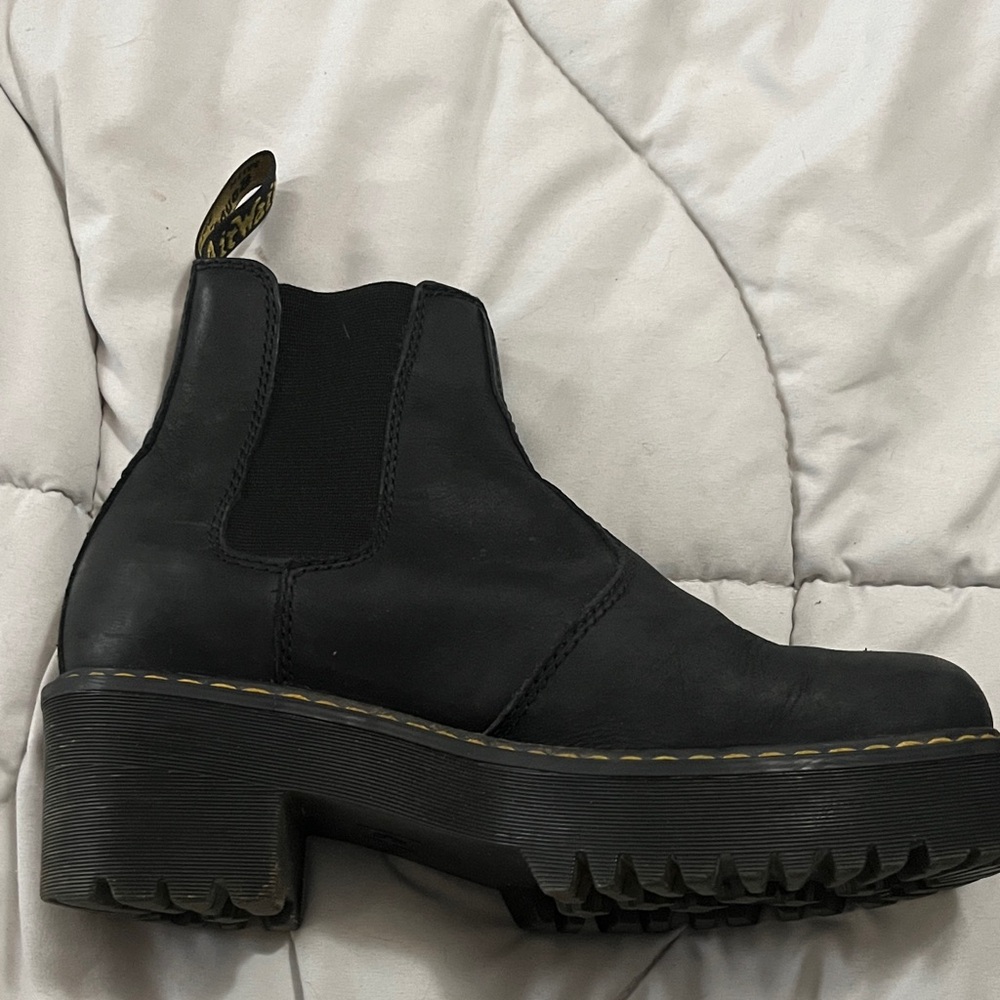Dr. Martens Black Sanguine Chelsea Booties